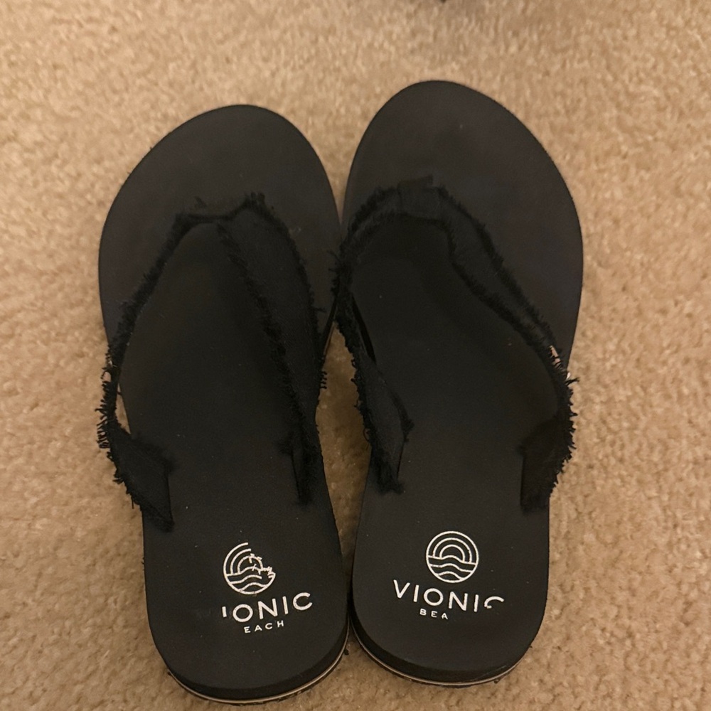 Vionic Black Sandals